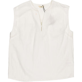 Hush White Sylvia Top Cotton