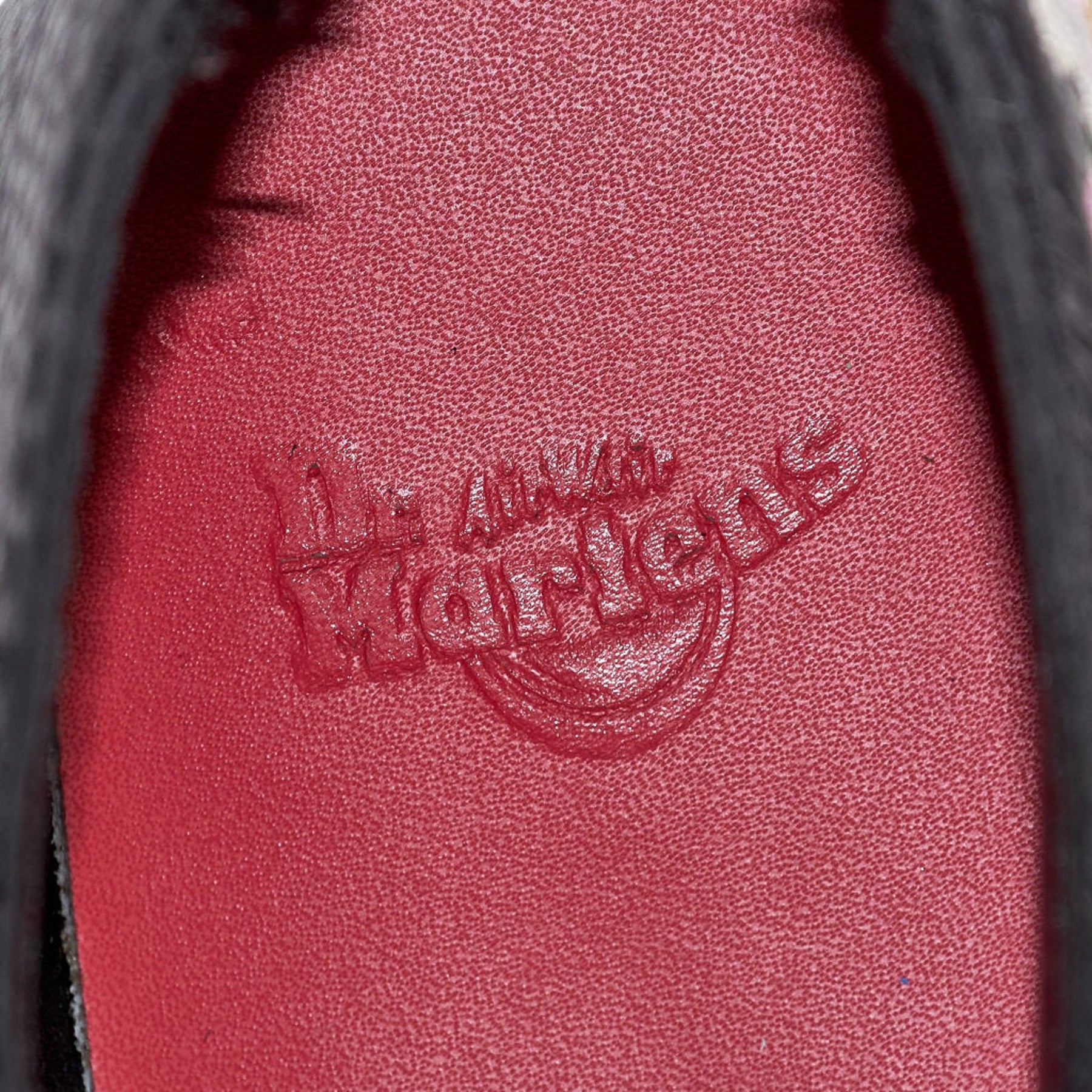 Dr. Martens Black Floral Embroidered Shoes UK 7