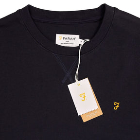 Farah Navy Tim Crew Sweatshirt