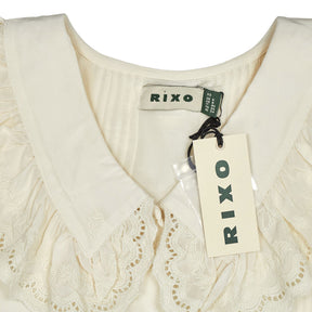 Rixo Pearl Perry Top Cream Lace
