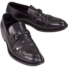 Gucci Black Leather Loafers