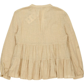 Zara Beige Cotton Blouse UK