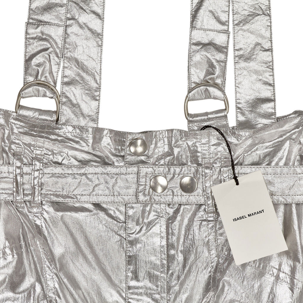 Isabel Marant Silver Metallic Trousers