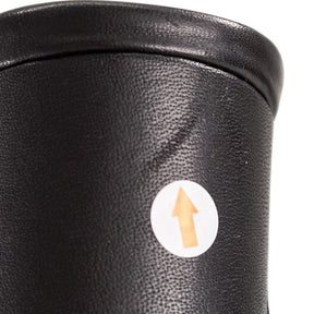 Mother of Pearl Black Bow Heeled Mules