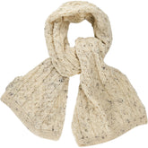 Glencroft Cream Wool Scarf