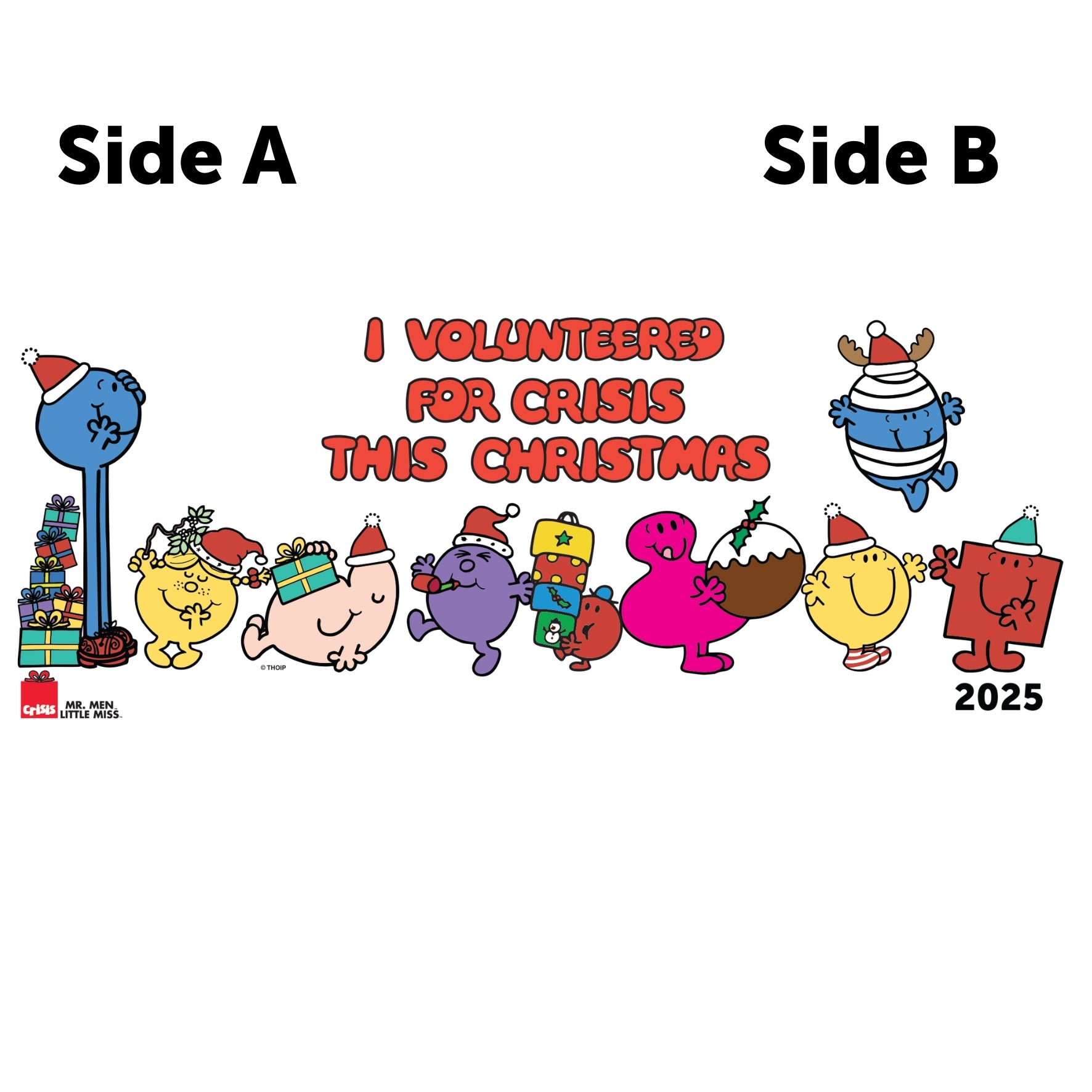 Mr Men Little Miss 'Volunteer' Christmas 2025 Mug