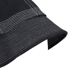 YMC Black Wool Blend Bucket Hat