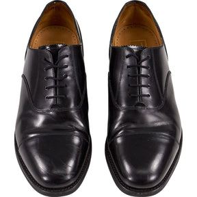 Loake Black Leather 300BRG Oxford Shoes