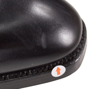 Crockett & Jones Black Leather Cap Toe Shoes