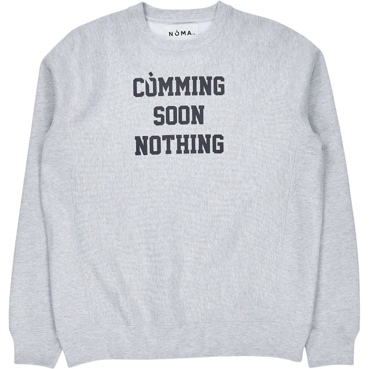 NOMA Grey Cotton Blend Sweatshirt
