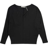 Baukjen Black Ella Relaxed V-Neck Top