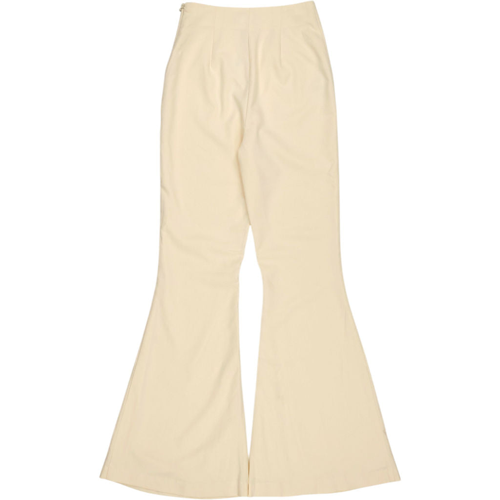 Steph x NA-KD Cream Kick Flare Suit Pants