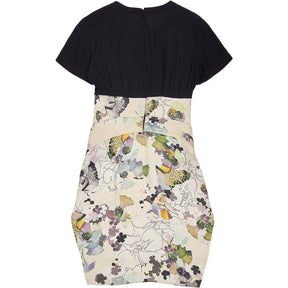 Phillip Lim Black Floral Silk Occasion Dress