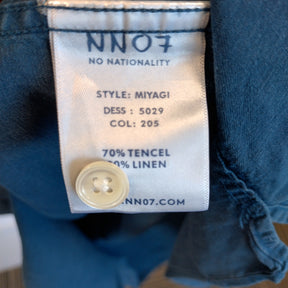 NN07 Blue Miyagi Short Sleeve Shirt