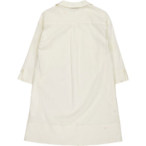 WYSE White Seersucker Shift Dress