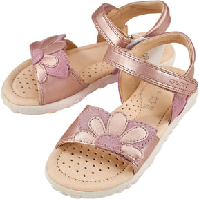 Geox Pink Flower Sandals