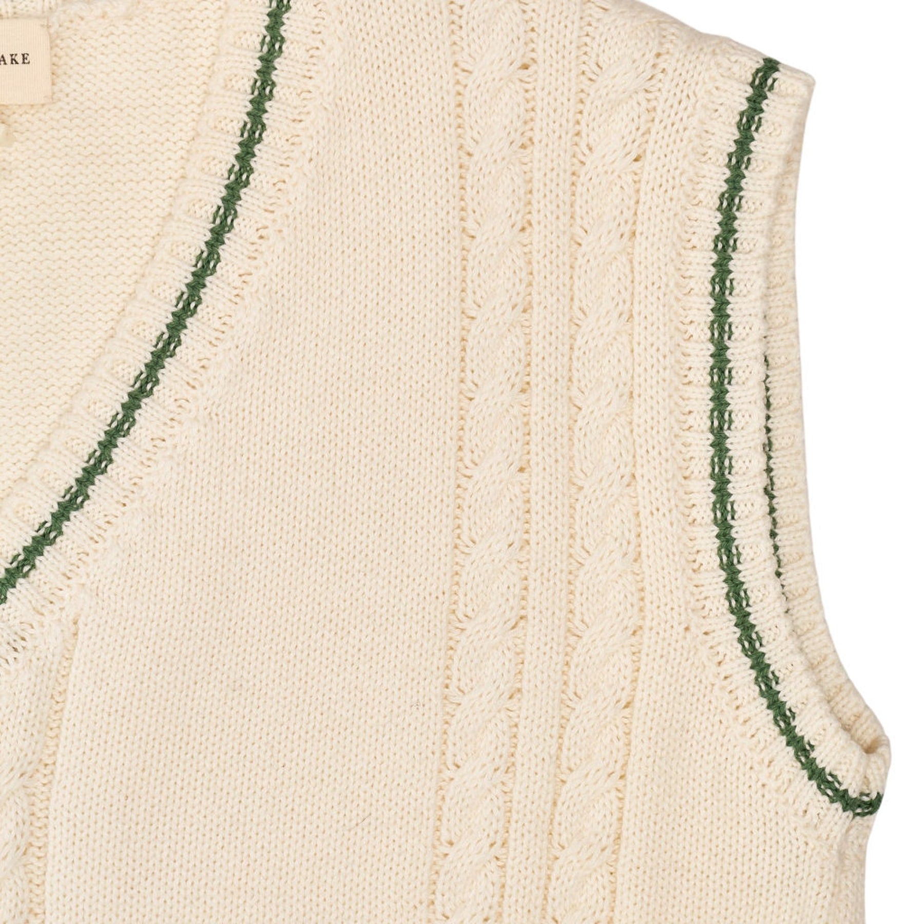 Beaufort & Blake Cream Cricket Tank Vest