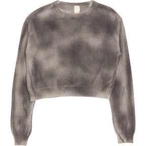 Joseph Light Grey Silk Round Neck Jumper