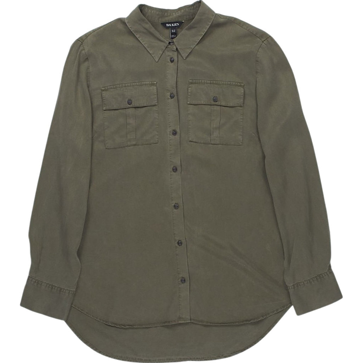 Baukjen Khaki Tencel Shirt UK 14