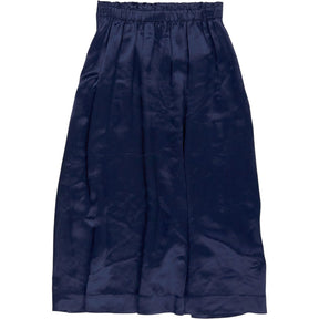 Wyse Navy Blue Midi Skirt