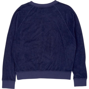 Sporty & Rich Navy Sweatshirt Cotton