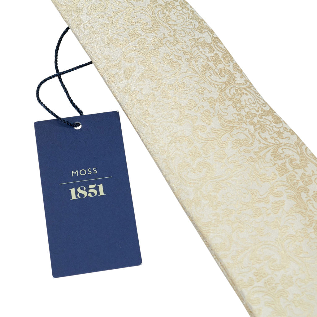 Moss Cream Silk Tie Set x 2