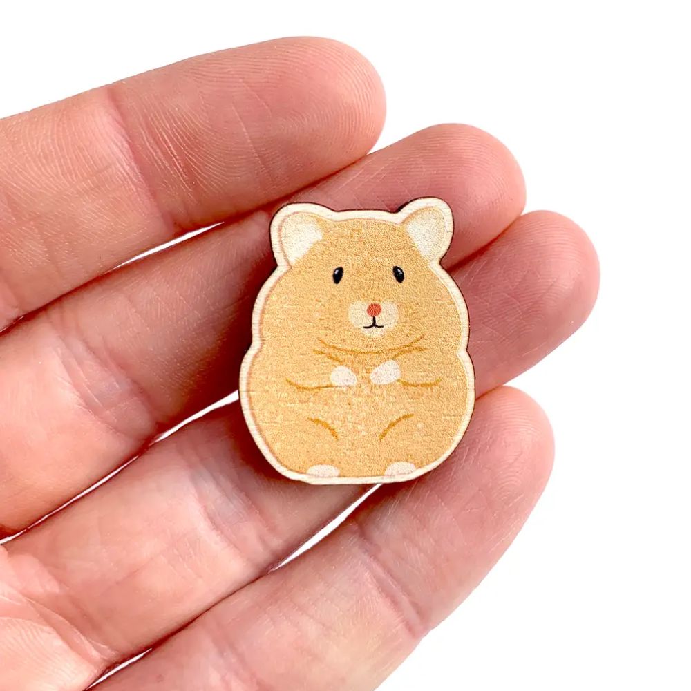Hamster Wooden Pin