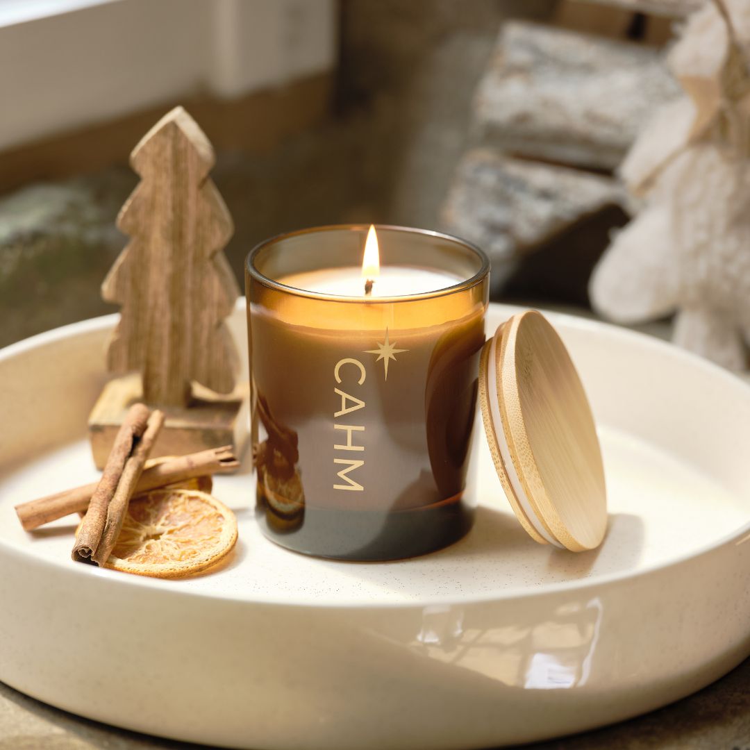 Spiced Orange Christmas Candle