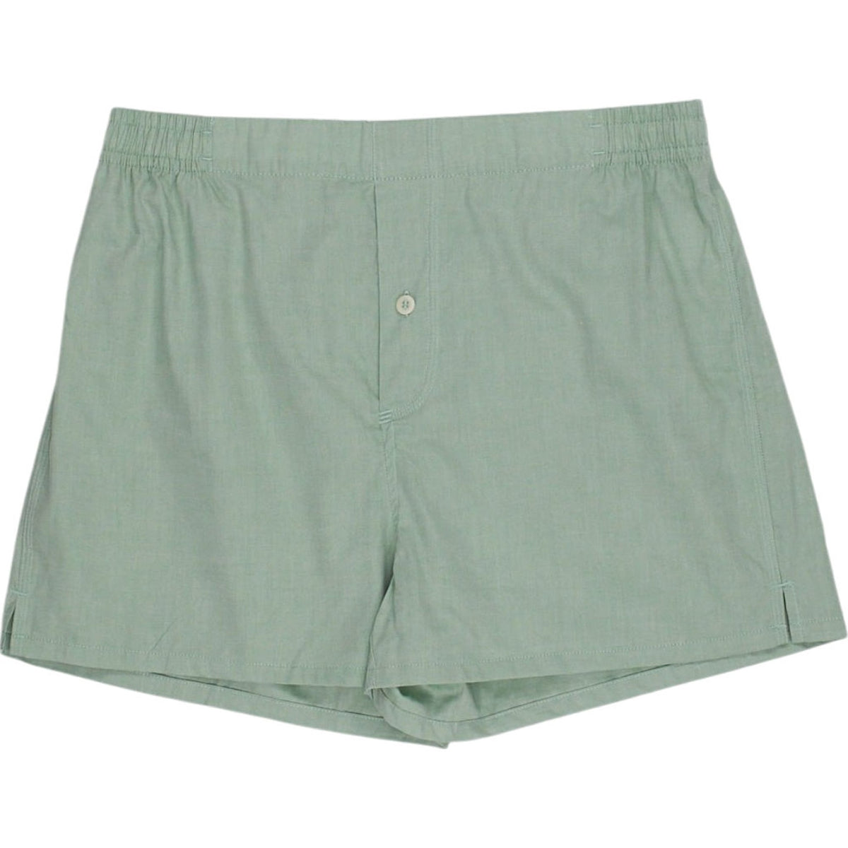 Hamilton + Hare Green Cotton Boxer Shorts L