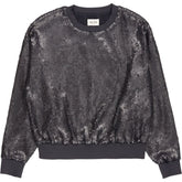 Hush Gunmetal Sadie Sequin Sweatshirt