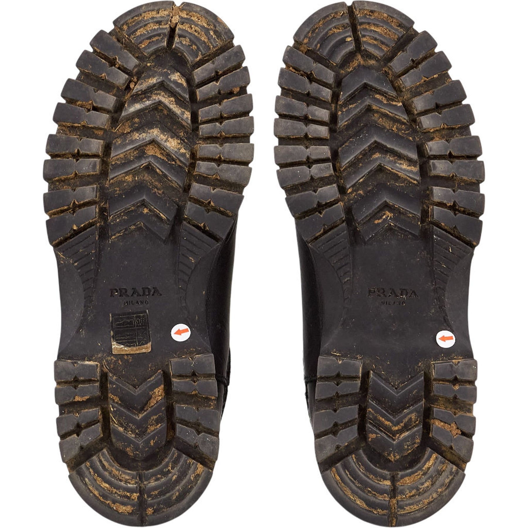 Prada Black Leather Ankle Boots