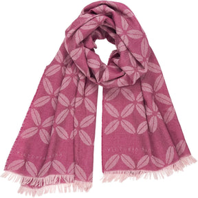 Victoria Ragna Pink Patterned Scarf