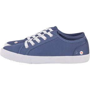 Hush Navy Henley Canvas Trainers