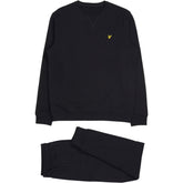 Lyle & Scott Black Crewneck Sweatshirt and Joggers