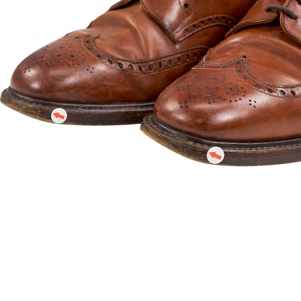 Grenson Brown Leather Brogue Shoes