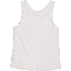 NRBY White Linen Tank Top