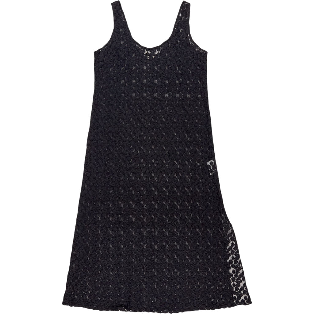 Hush Black Embroidered Floral Dress