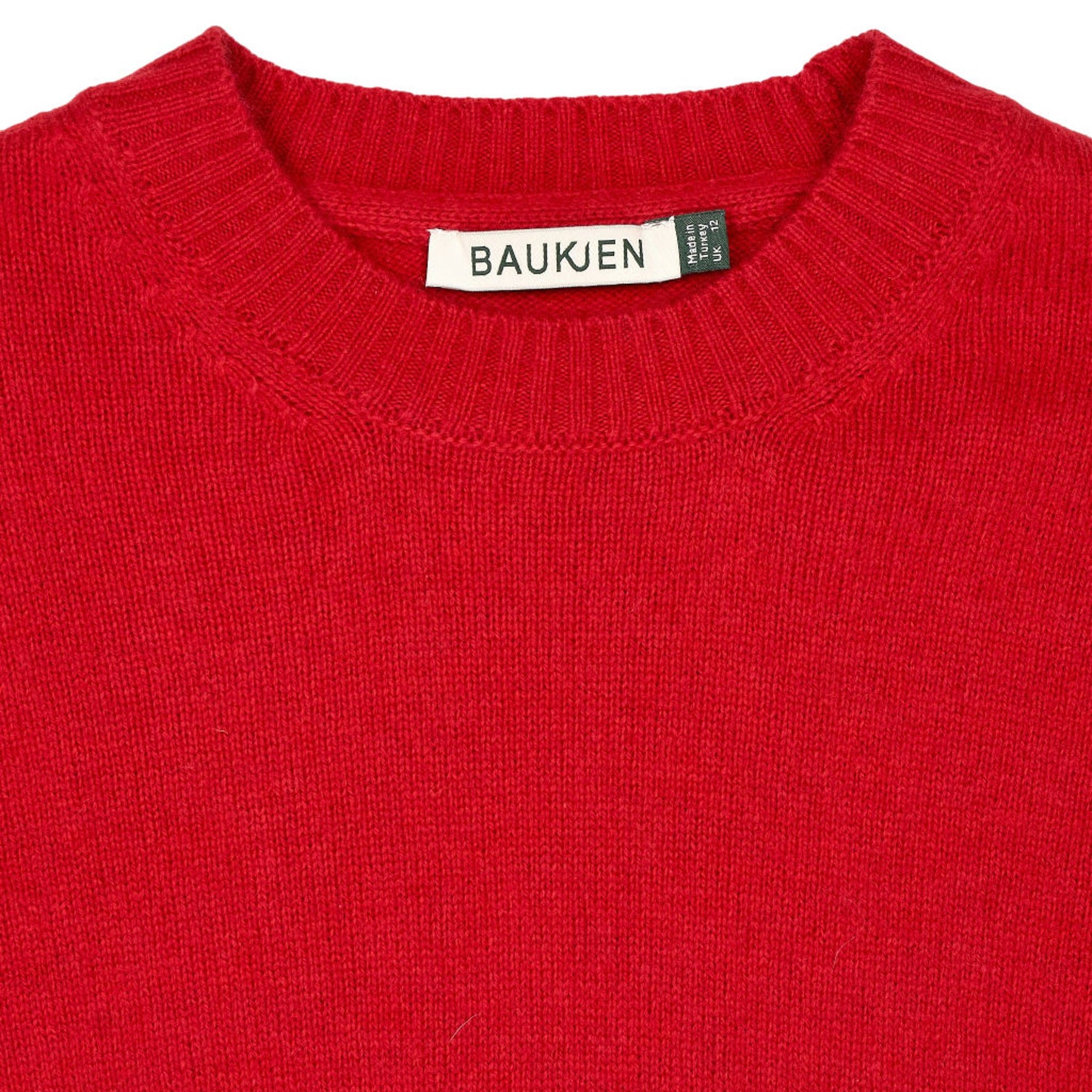 Baukjen Red Knit Jumper