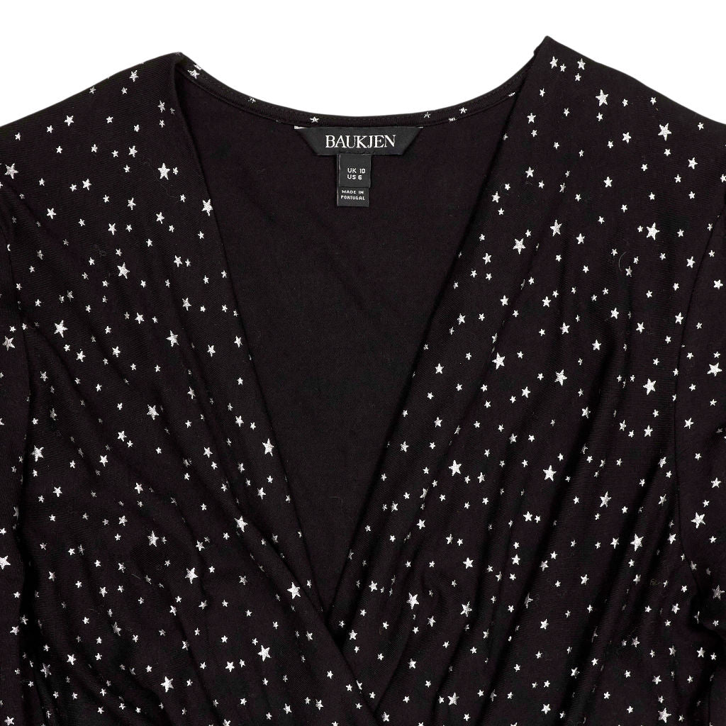 Baukjen Black Star Print Dress