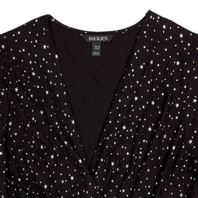 Baukjen Black Star Print Dress
