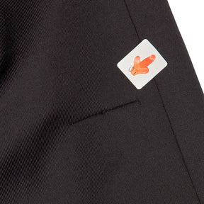 Valentino Black Turtleneck Track Top