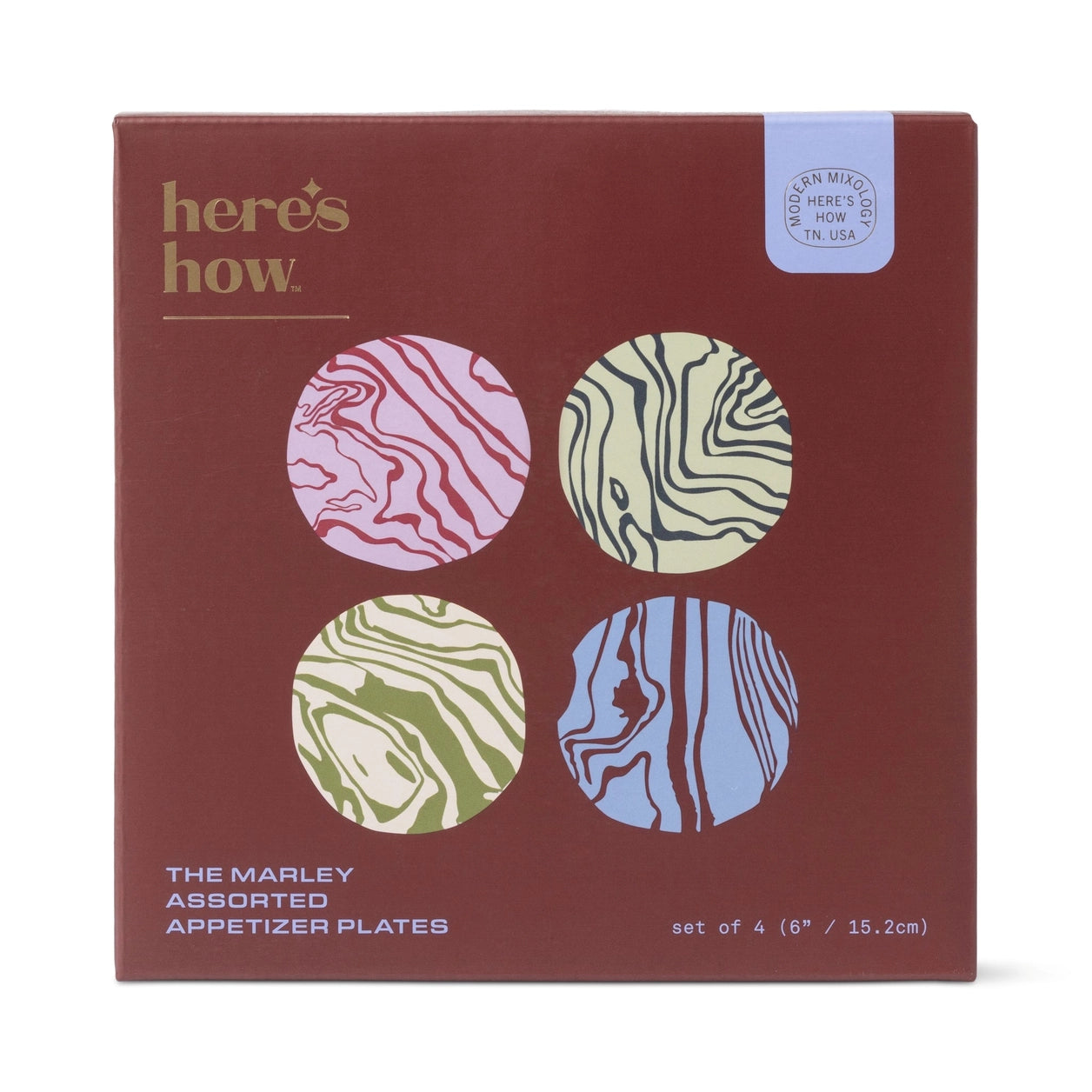 Marley Appetizer Plates - Set of 4