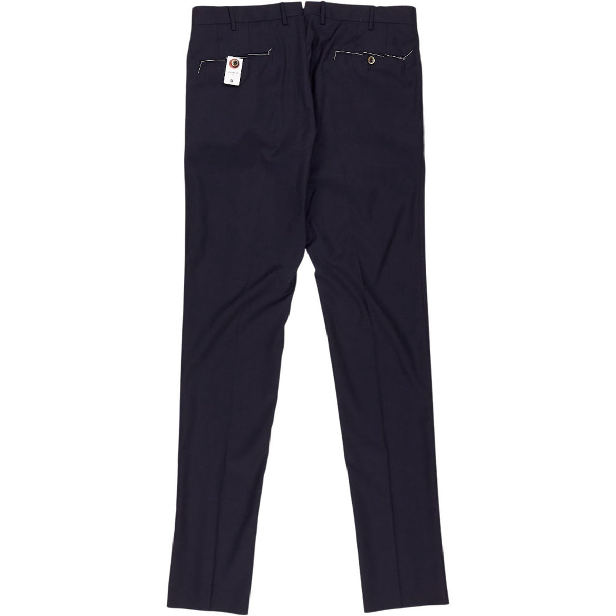 PT Torino Navy Wool Slim Trousers