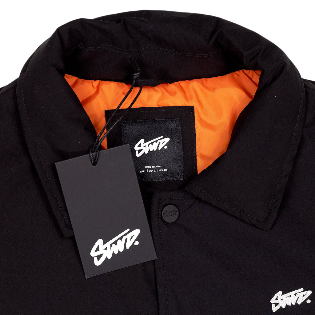 Pull & Bear Black Logo Jacket