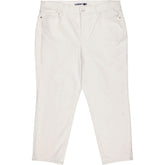 Lands' End White Denim Jeans