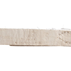 YMC White Haircalf Belt