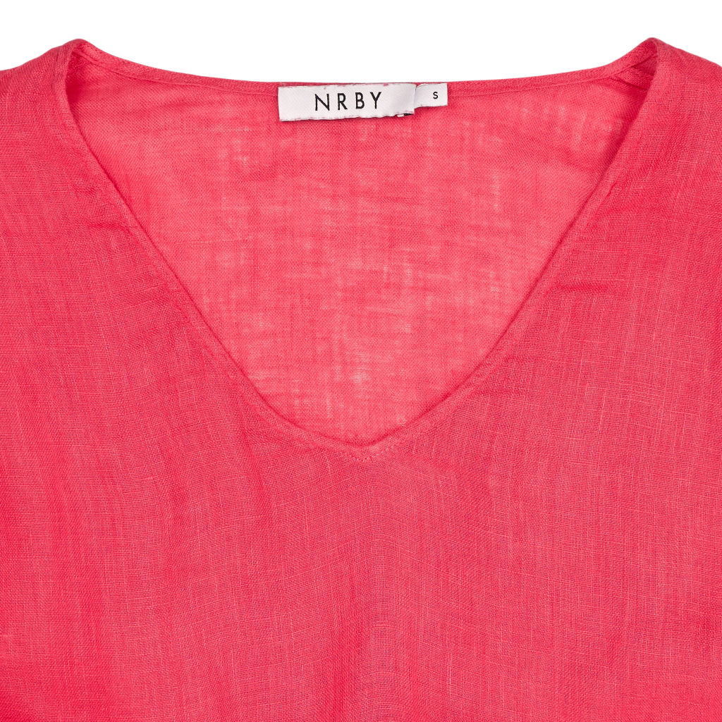 NRBY Pink Linen Dress