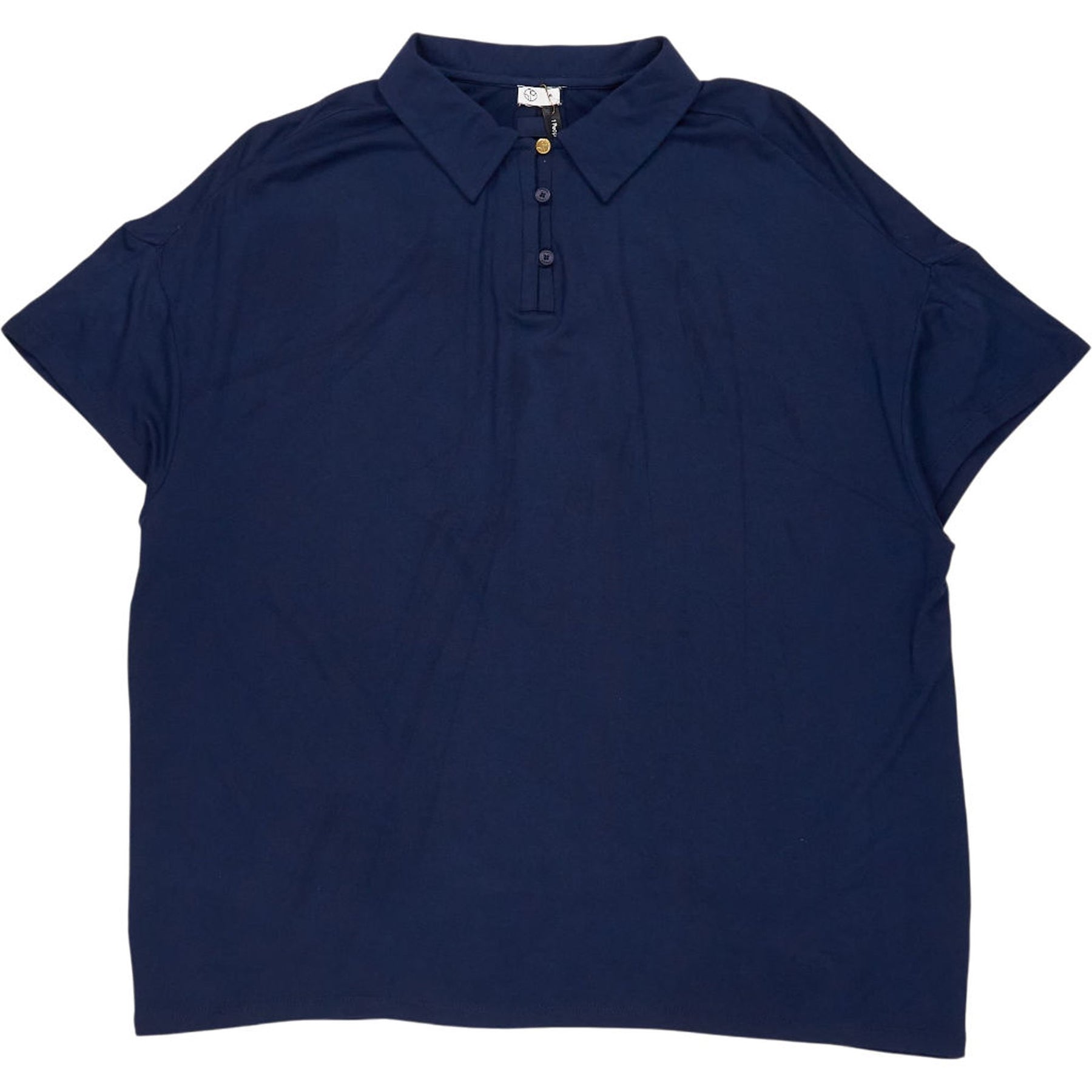 1 People Navy Polo Shirt