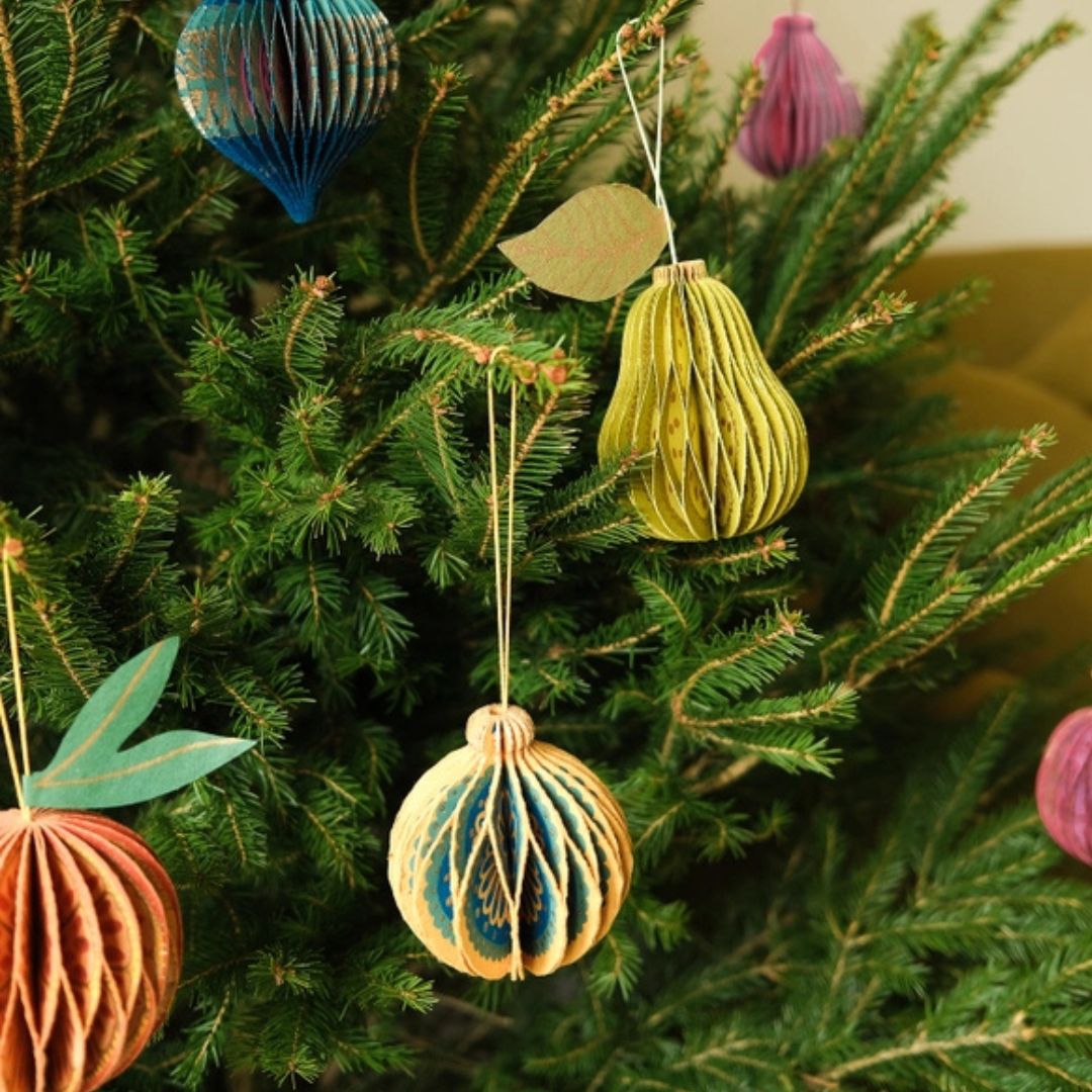 Honeycomb Paper Fruit Decoration- 3 designs