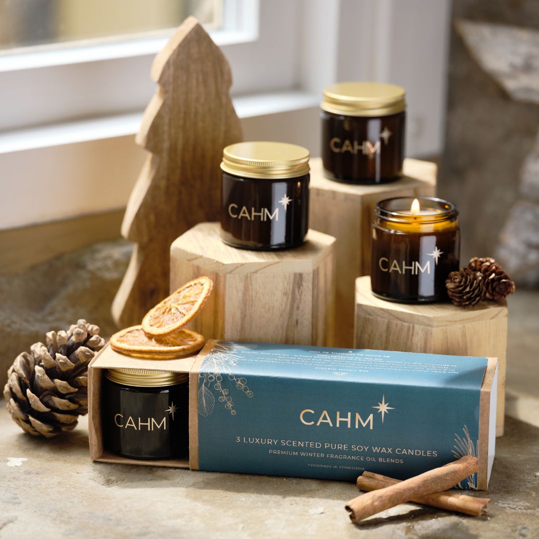 Christmas Candle Gift Trio